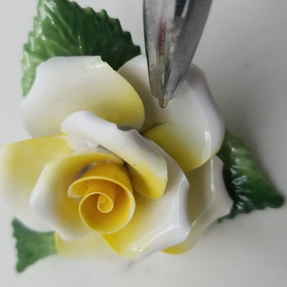 Royal Adderley Porcelain Yellow Rose Flowers - Picture 14 of 14